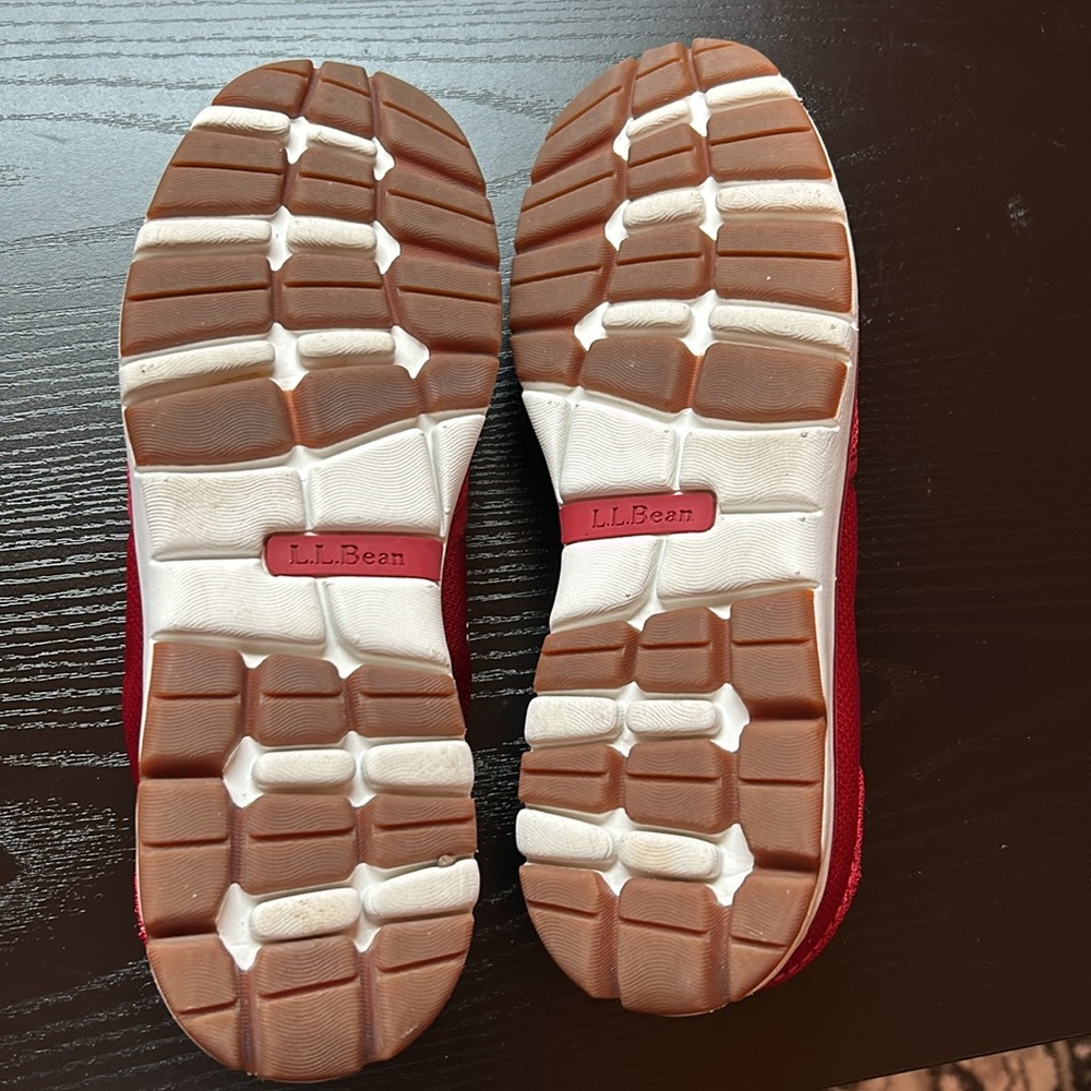 LL Bean Red slip on shoes size 8 - Picture 6 of 6